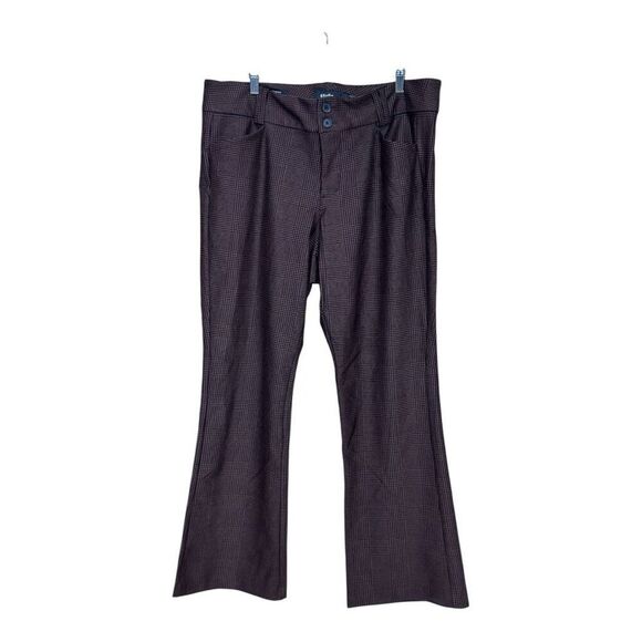 Torrid Studio Trouser Boot Pants Womens Sz 18 brown Stretch Pockets - Picture 1 of 10